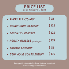 dog training cost near me